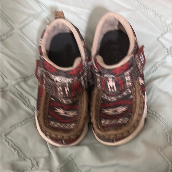 Twisted X Other - Classic Red and Brown Moccasins with Lace Detailing